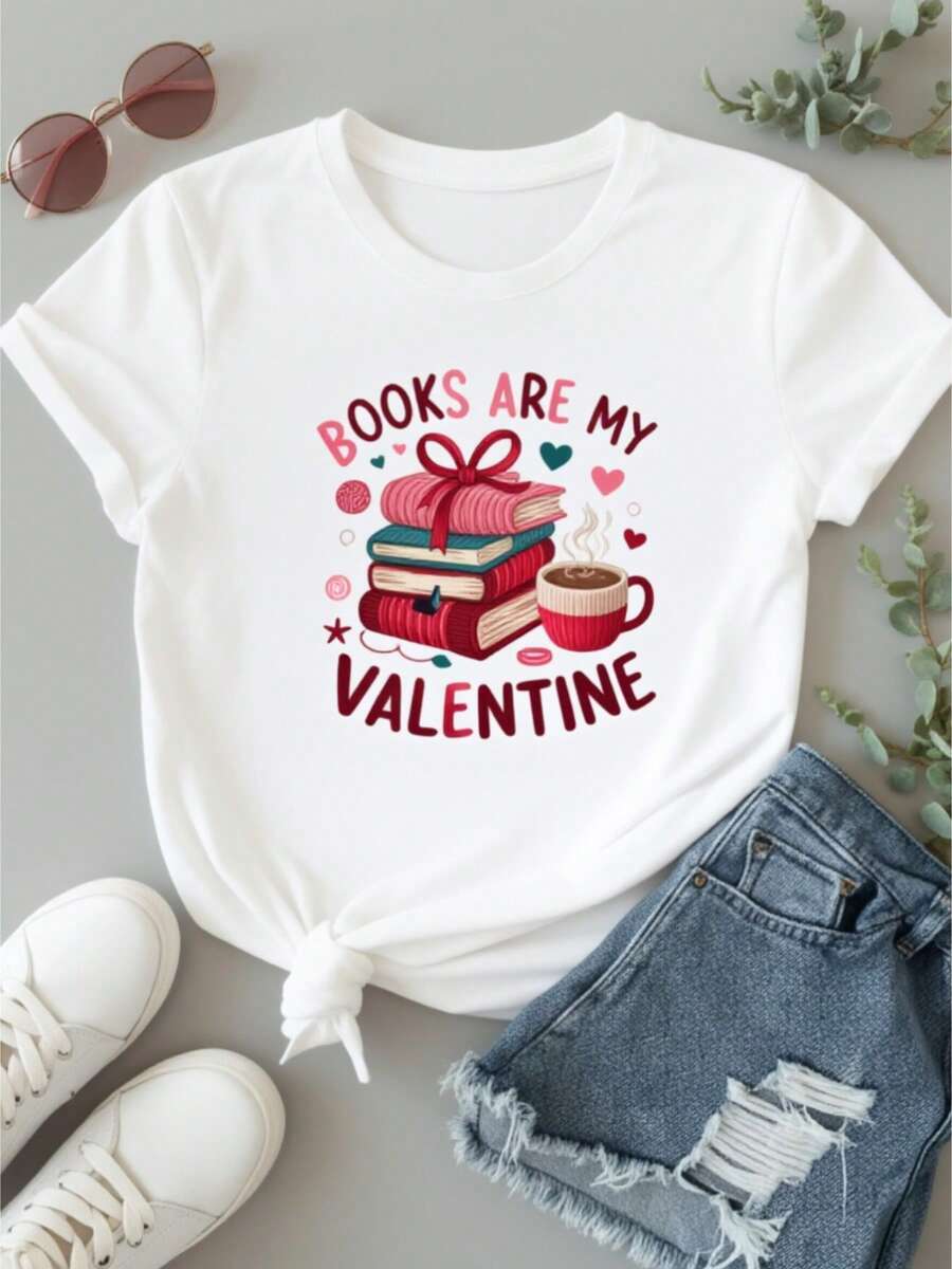 Camiseta de manga corta cuello redondo blanco sobredimensionado de las mujeres - suave transpirable suelto uste - línea superior, casual blusa de verano tee adecuado para el hogar, vies, S, regalo lavable a la máquinara el día de la madre y lascua, todo el año ar esencial