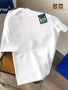 T-shirt 3D <   Histoires de la ville cachée >     "Orlando Architectural Print" Mode masculine se transforme instantanément en style C, T-shirt unisexe, style Y2K, vêtements d'été, hauts d' - Blanc - Voir 3