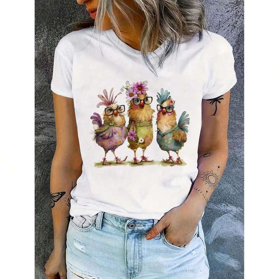 Women T-Shirts - White - View 1
