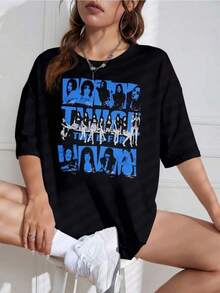 Women T-Shirts - Black - View 1