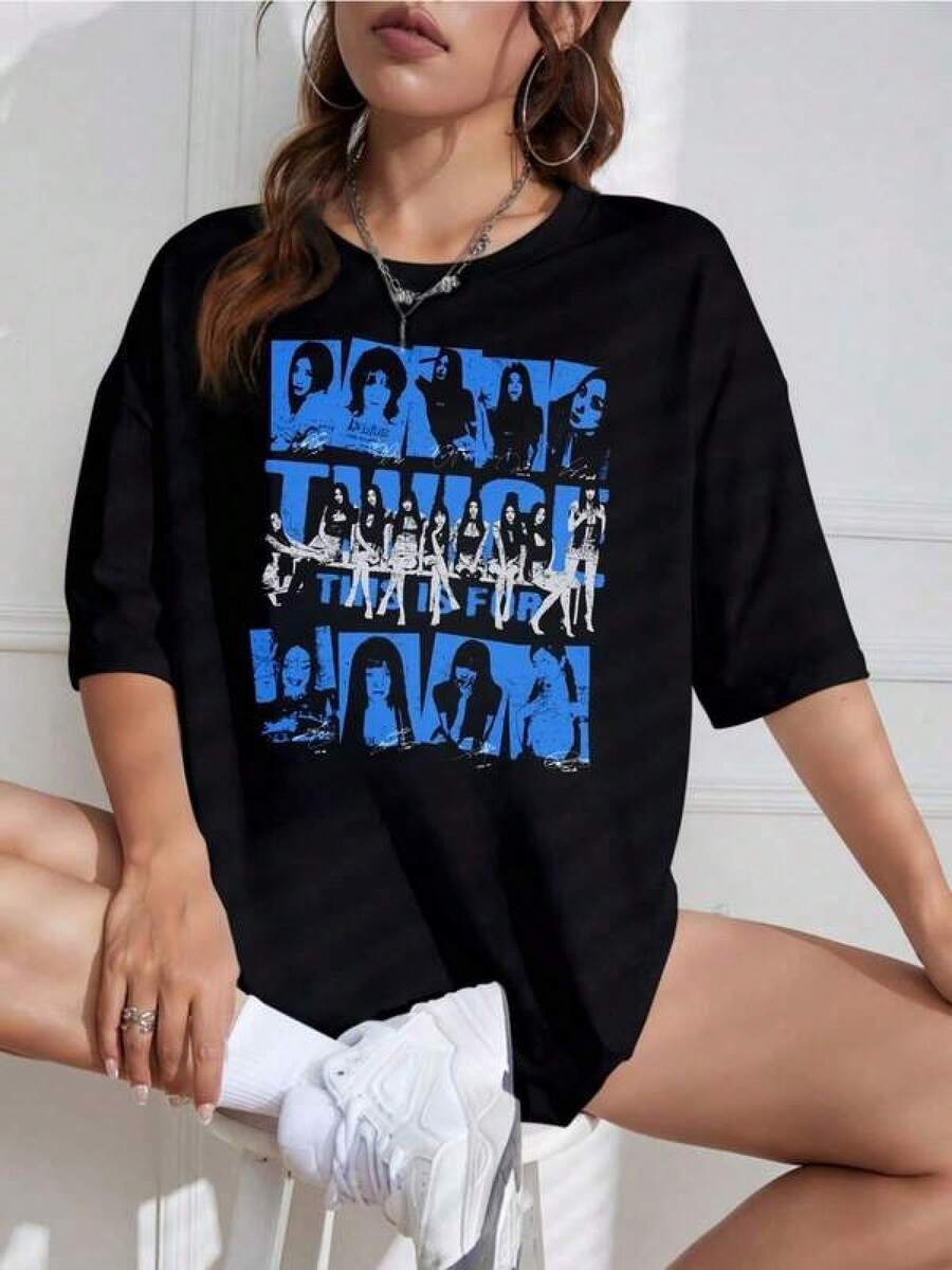 Women T-Shirts - Black - View 1