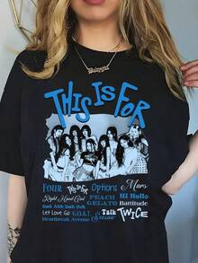 Women T-Shirts - Black - View 1