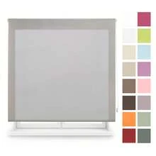 KIWI | Custom-Made Translucent Roller Blind In Silver, Sizes From 60 To 180 Cm Wide And From 175 To 250 Cm High, Easy-To-Install Roller Blind With 28 Mm Tube - Payment - View 4