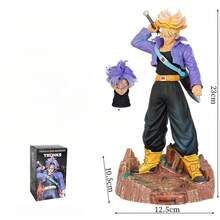 Mini Figure, 3 Head Sculpts Super  Trunks Doll, Mixed Anime Model Toy, Desktop Ornament Collectible Gift For Fans - 2 - 查看 6
