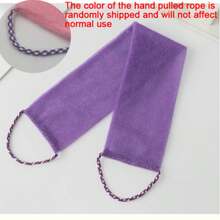 1 pieza/2 piezas Juego de toallas de baño exfoliantes de malla africana, con esponja de malla con asa, diseño de doble cara, exfoliación suave/gruesa, cepillo corporal efectivo, material de malla premium, diseño de amarre conveniente, toalla de baño tipo esponja, deja la piel suave, apto para uso diario - multicolor - Ver 11