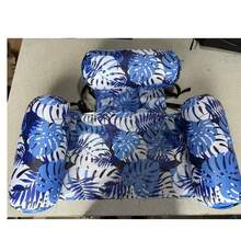 1 pièce Flotteur de piscine gonflable, matelas flottant rayé pliable, hamac d'amusement aquatique, fauteuil flottant simple - Multicolore - Voir 13
