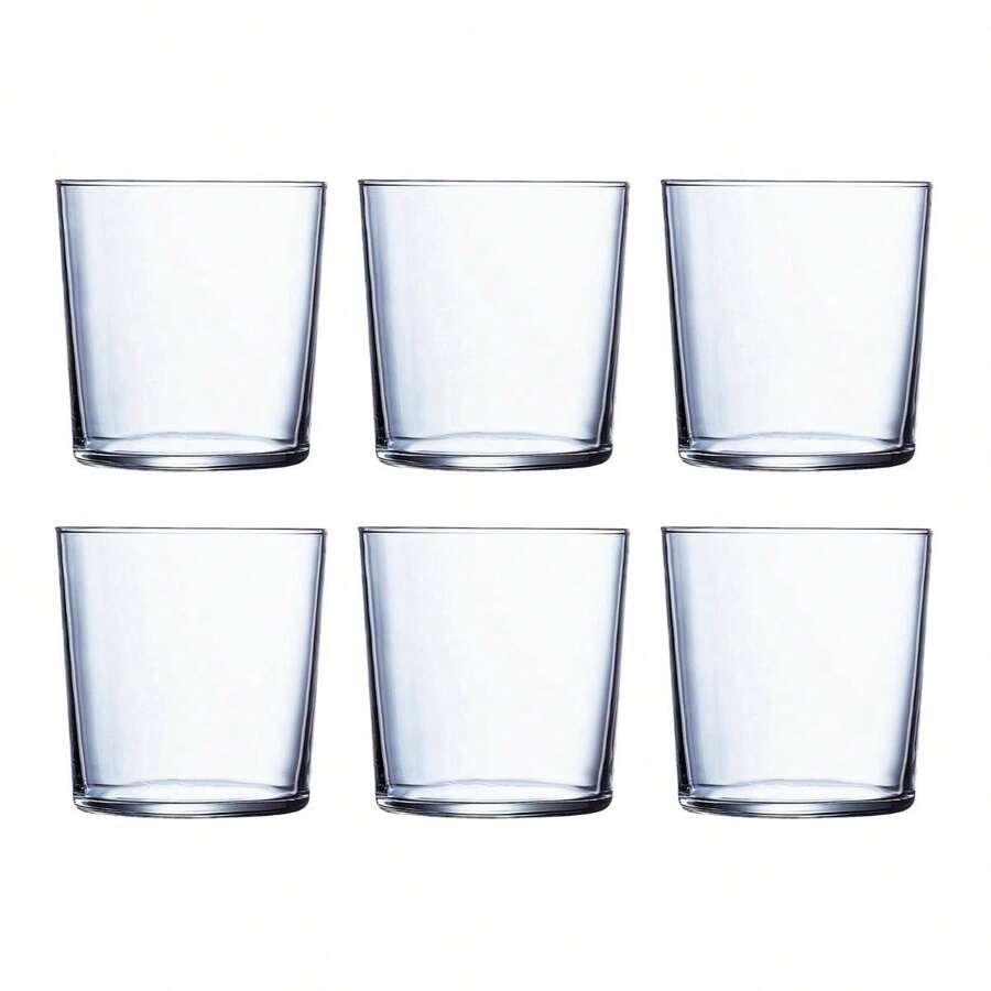 Luminarc Set 6 Vaso Alto Vidrio Eco 36cl Pinta Transparente Brillo   Fabricado en Francia Fácil de limpiar Apto lavavajillas Entrega 48/72h - transparente - Ver 1