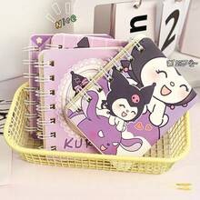 [SANRIO Series Bestseller] Sanrio Official Authorized 4-Piece Set/Random A: 4 Pcs Random Mini Spiral Notebooks, Cartoon Notebooks A7 Cute Mini Portable Pocket Notebooks, Student Gift School Supplies - Multicolor - View 5