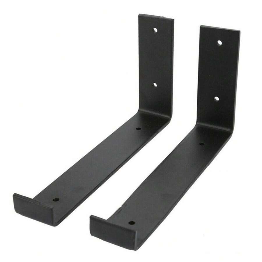 2/4x Shelf Brackets Rustic Heavy Duty Industrial Scaffold Board Shelf Bracket - 20 Centimeters - View 1