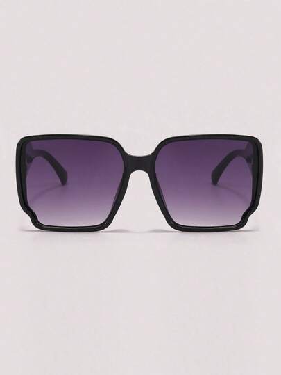 Visivana 1 Pair Square Large Frame Modern Simple Style Fashion Glasses, Suitable For Street, Travel, Fishing, Sports Style, Holiday Outfits, Beach, Driving, Vacation, Outdoor Activities, Party For Summer Beach Vacation,Outdoor,Travel