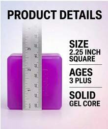 Schy*Lling Nice Cube Super Solid Squish 2.25" Cube Gift Limited Time Offer - 粉紅色中型立方體 - 查看 7