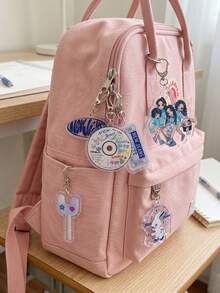 1個/7個 K-Pop New Jeans 壓克力鑰匙圈，鑰匙圈配件，New Jeans 鑰匙圈，日常包裝裝飾，包包吊飾，掛繩，鑰匙圈。適合作為送給男朋友/女朋友、家人、醫生、護士的禮物，也可以用作派對贈品、手機裝飾等。 - 彩色 - 查看 4