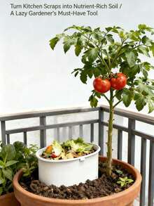 Outdoor Composting Bins, Compost For Garden And Fermentation Tools For Converting Kitchen Waste Into Fertilizer, Are Gardening Tools That Enrich Soil Both Indoors And Outdoors. The Creative Design Of These Tools Is Simple To Install And Operate. - Multicolor - View 7
