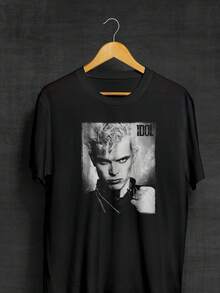 Unisex T-shirt Svart T-shirt Punk Rock New Wave Band-tröjor herr-t-shirts herrkläder herrset herr-t-shirt herrartiklar vardagsklänningar för kvinnor damset eleganta blusar dam-t-shirts damklänning - Svart - Visa 1