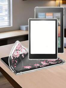 1個花卉圖案透明保護殼，適用於Kindle Paperwhite 12代 2024、Kindle 11代-2024發行、Libra Colour 7英吋、Clara Colour、Fire HD 10平板(11代/13代, 2021/2023發行)，四角防摔全覆蓋透明矽膠軟殼 - 彩色 - 查看 6