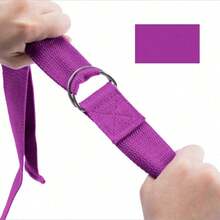 7pcs Multifunctional Home Fitness Yoga Set, Figure-8 Resistance Band, Stretching Yoga Ring, Slimming Resistance Band, Yoga Stretch Band, Support Pad, Body Shaping Fitness Equipment, Complete Home Pilates Training Sports Gear - Purple - View 9