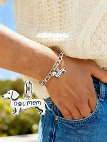 1pc 925 Sterling Silver Heart Beaded DIY Bracelet, Exquisite Gift, Essential For Students Back To School, Affordable Student Jewelry - Style 7 - View 3