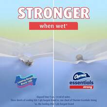 Charmin Essentials Strong Toilet Paper 6 Mega Rolls, 429 Sheets Per Roll - ColorB - View 3