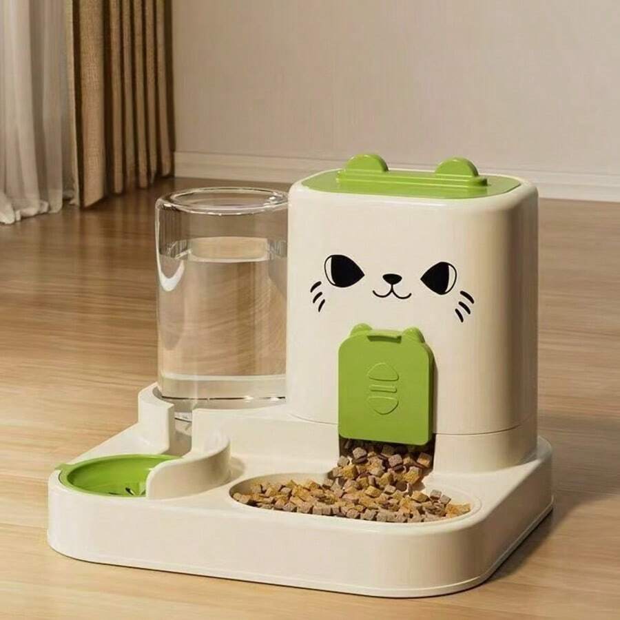 自动宠物喂食器，猫/狗碗，集成食物和水分配器，宠物用品