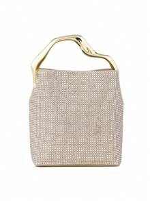 Women's Sparkling Full Rhinestone Handbag | Elegant Social Influencer Style, Suitable For Formal Occasions, Parties And Banquets - Multicolor - View 16