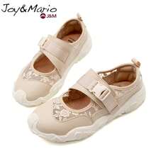 joy&mario 1 Paar Damen Y2K-Stil Nude-Rosa Spitzen Mary Jane Wanderschuhe, atmungsaktive Mesh-Sneaker mit dicker Sohle, geeignet für Outdoor-Wandern, Klettern und tägliches Tragen - J&M - Pink - Übersicht 4