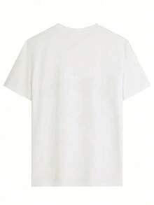 Casual T-shirtCamiseta femenina promocional 002, conjunto sagrado en español con estampado de letras y mariposas, cuello redondo, tejido elástico corto, lavable a mano e ideal para uso informal.Ideal para festividades como la Fiesta de la Virgen o eventos temáticos bíblicos, combinando elegancia, deportividad y estilo casual.Camiseta infantil religiosa inspiradora con imagen 'Manténme como la manzana de tus ojos; esconde en la sombra de tus alas' con Salmos 17:8.100% CottonDurable - Blanco - Ver 2