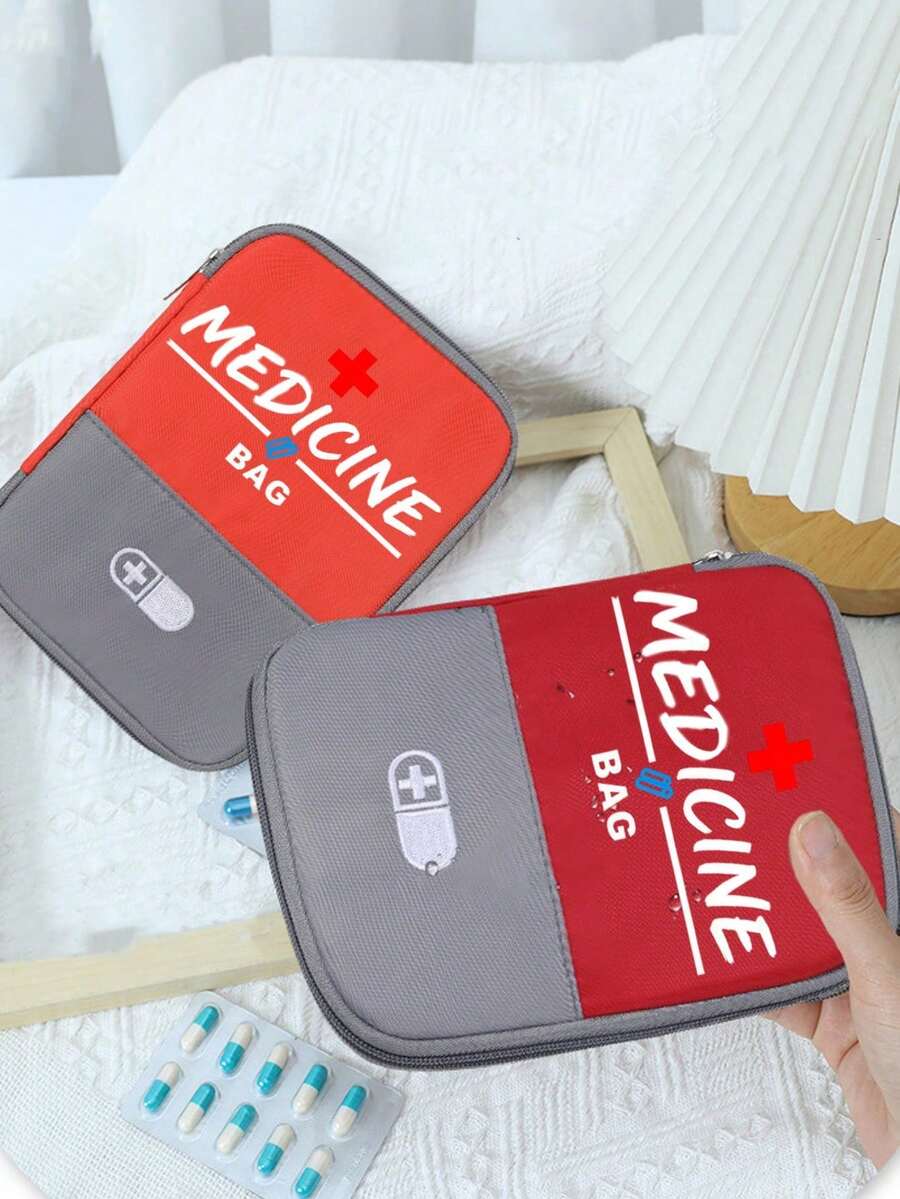 Bộ dụng cụ y tế di động in chữ "Medicane", túi đựng thuốc cắm trại di động, bộ sơ cứu nhỏ gọn, phiên bản túi đựng đồ du lịch và gia đình, túi đựng thuốc nhỏ, bộ dụng cụ y tế tiện lợi, bộ dụng cụ cấp cứu, nhiều màu sắc để lựa chọn, dùng hàng ngày/ngoài trời/du lịch, thiết yếu cho người quan tâm đến sức khỏe và thường xuyên di chuyển, phụ kiện y tế cần thiết, dụng cụ sắp xếp chăm sóc sức khỏe hàng ngày.