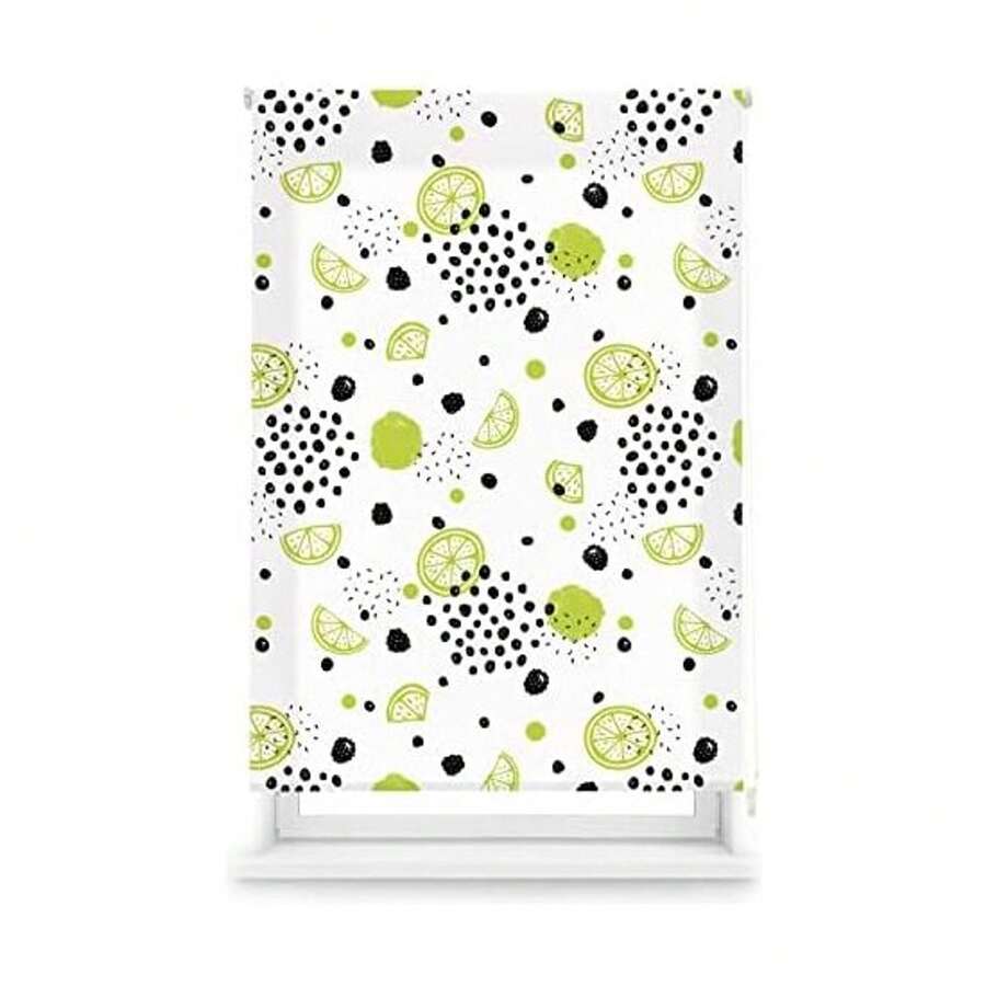 KIWI | Translucent Digital Roller Blind For Kitchen, Model C-Lime, Sizes From 90 To 170 Cm Wide X 180 Cm High, Thermal Insulating Digital Roller Blind - C-lime - View 1