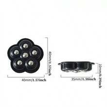 24/16/8/4pcs Self-Adhesive Caster Wheels For Storage Bins - 6-Wheel, Mute Glide, High Load Capacity - Ideal For Furniture & Appliances - Black - View 3