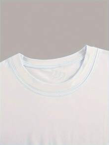 Women's Rodeo And Cowboy Graphic T-Shirt - With The Slogan "Not My Rodeo", White, Casual, Short Sleeve, Crew Neck, Machine Washable, Regular Fit, Summer Fashion, Cowboy Print Top, Digital Print T-Shirt, Y2K Style - 白色 - 查看 5