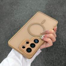 Galaxy S26Ultra S25Ultra S24Ultra S23Ultra A56 A16 A17 A36 A26 A16 A37 A57 S24 S23FE Plus A55 A35 A54 A15 S25 S24 S23 及其他機型適用 高階磨砂親膚手機殼，全方位相機保護、內置鏡頭膜、柔軟觸感、防指紋、支援無線充電、防摔設計 - 沙漠色 - 查看 5