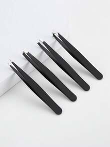 Bộ 4 nhíp tỉa lông mày chính xác + 1 máy tỉa lông mày, bộ nhíp tỉa lông mày chuyên nghiệp bằng thép không gỉ, độ chính xác cao dùng cho lông mặt, cắt tóc và tỉa lông mày có thể tháo lắp, dụng cụ tẩy lông dành cho nữ, dụng cụ tẩy lông mặt nhẹ và dễ sử dụng. - màu đen - Xem 8