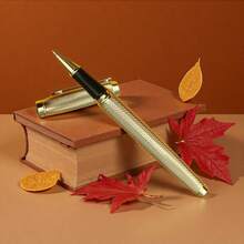 One Pen 奢华镀金金属圆珠笔 / 可替换笔芯 / 0.5mm / 优雅商务签名笔 / 适用于行政办公室 / 男女皆宜的专业礼品笔。 - 筆 - 查看 4
