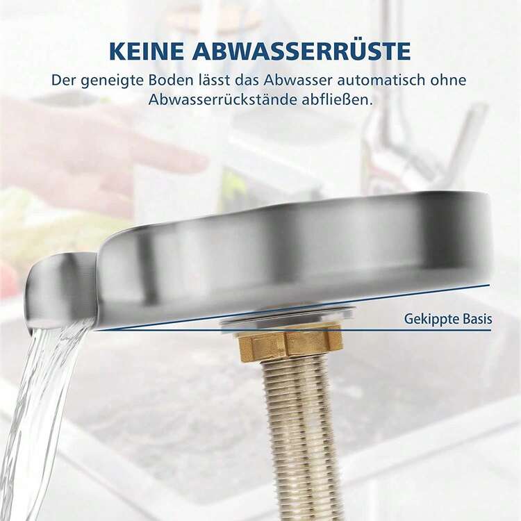 Einbau-Glasspüler Aus Edelstahl in Pistolengrau – Automatischer Becher- Und Flaschenreiniger Für Die Küchenspüle, Ideal Für Gläser Und Tassen, Schnelle Und Hygienische Spülung, Passend Für Küche, Bar Und Hausbar, Perfekt Für Bierliebhaber, Barkeeper, Familien Mit Kleinkindern Und Alle, Die Sauberes Trinkgeschirr in Sekunden Wünschen. - A - Übersicht 4