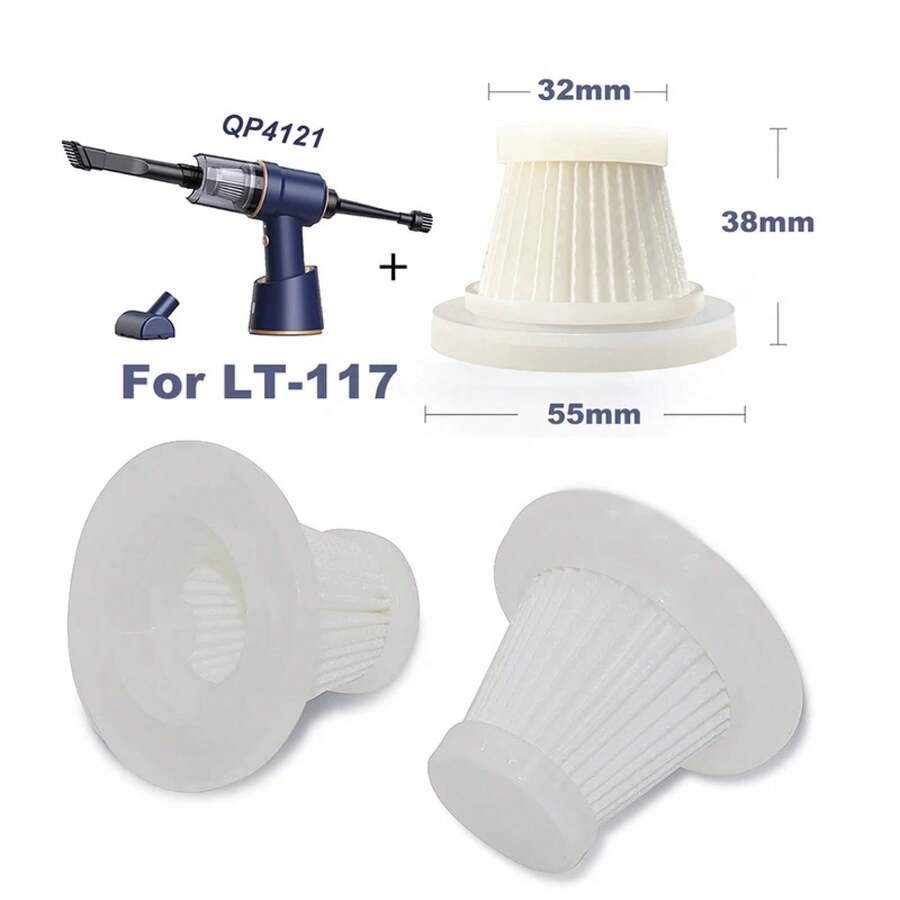 LT-117 elemento filtrante no tejido Haipa profesional para aspiradoras montadas en coche 55x32x38mm 4 unids/lote - LT-117 - Ver 1