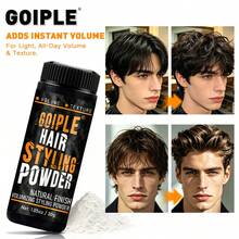 Goiple 10g/30g/40g 定型粉，增加髮量與質感，霧面效果，控油且持久定型，輕盈蓬鬆瞬間增量，自然不油膩，緊急造型，男女通用 - 黑色 - 查看 5