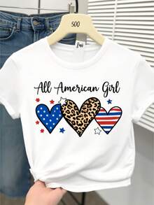 Camiseta de manga corta de cuello redondo blanco de las mujeres, una camiseta de verano casual que es suave y transpirable, perfectara casa, vies y - un regalo i para el día de la madre y lascua, con un diseño minimalista y elegante con un estilo lindo - Blanco - Ver 2
