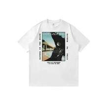 Camiseta unisex de manga corta ligera de verano con estampado de figura de anime clásica de Ladys Gagas en Río de Janeiro 2025. - Blanco - Ver 1