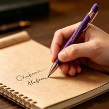 10/20pcs Customized Tactile Pens Wholesale - Personalized With Name/Logo Engraving, Suitable For Graduation Gifts, Teacher Gifts, Corporate Meetings, Conference Souvenirs, And Alumni Events - Multicolor - View 6