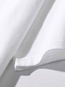 Camiseta de impresión de gato y esqueleto gótico para mujeres, cuello de tripulación casual, manga corta, 95%  5% elastano, tejido de punto de 170gsm, todas las estaciones, largo regular - Negro - Negro - Ver 9