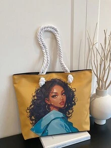 Large Capacity Handbag For Women, New Arrival Minimalist Commuter Shoulder Tote Bag - Multicolor - View 4