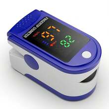 Precision Pulse Oximeter - Monitor Your Health In Real Time And Easily Keep Track Of Your Physical Condition-Perfect For Home And Fitness Use! (Navy Blue) ﻿ - View 8