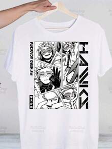 Camisetas estampadas para mujerFashion-FashionMy Hero Academia Hip Hop Streetwear T Shirt Harajuku Todoroki TShirts Short Sleeve Casual Bakugou Deku Anime T-Shirt Tops 72488 Graphic Tees Men,Camiseta gráfica para hombre,Top de estilo urbano hip-hop,Camiseta holgada de estilo retro para hombre,blusas para mujer,La elección perfecta para tus atuendos de San Valentín - Blanco - Ver 7