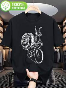 Men T-Shirts - Black - View 7