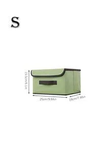 1PC/2PCS Foldable Storage Box With Lid, Large Capacity Fabric Storage Bin, Dustproof Closet Organizer, Wardrobe Storage Container For Clothes, Toys, Books, Underwear, Socks, Bedroom Living Room Office Home Organization - Multicolor - View 14