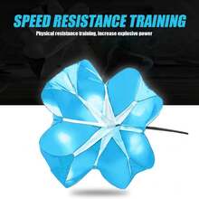 EastyGold Running Speed Chute Resistance Parachute 56 Inch Powerchute Umbrella Training Sprint Power Soccer Trainer For Runner, Football, Soccer Drilling - White - View 4