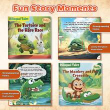 Classic Animal Fables Bilingual Story Collection – Fun Moral Lessons & Interactive Reading Set - Story - View 6