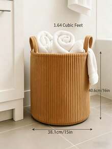 1pc Baby Room Storage Basket, Cotton Rope Basket, Portable, For Baby Clothes & Toys Storage - Multicolor - View 5