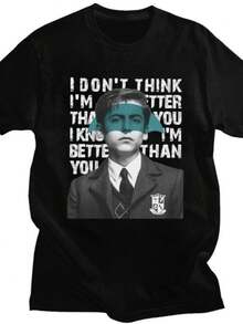 Women's T-Shirts 2026 Custom The Umbrella Academy Tshirts For Men Women Short Sleeve T Shirt Fashion T-Shirt Slim Fit Pure Cotton Tee Gift - 黑色 - 查看 1