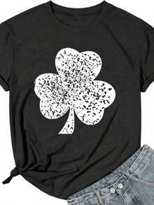 Dam-T-shirts - Svart 5 - Visa 7